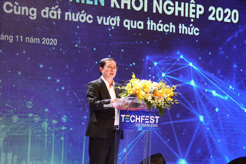 Khai mạc TECHFEST 2020: Bộ trưởng Huỳnh Thành Đạt nêu 4 vấn đề cần tập trung giai đoạn tới